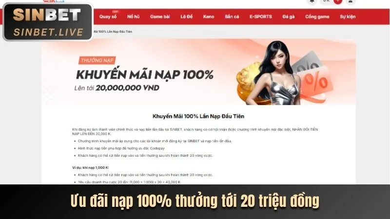 Cách nhận thưởng EUBET